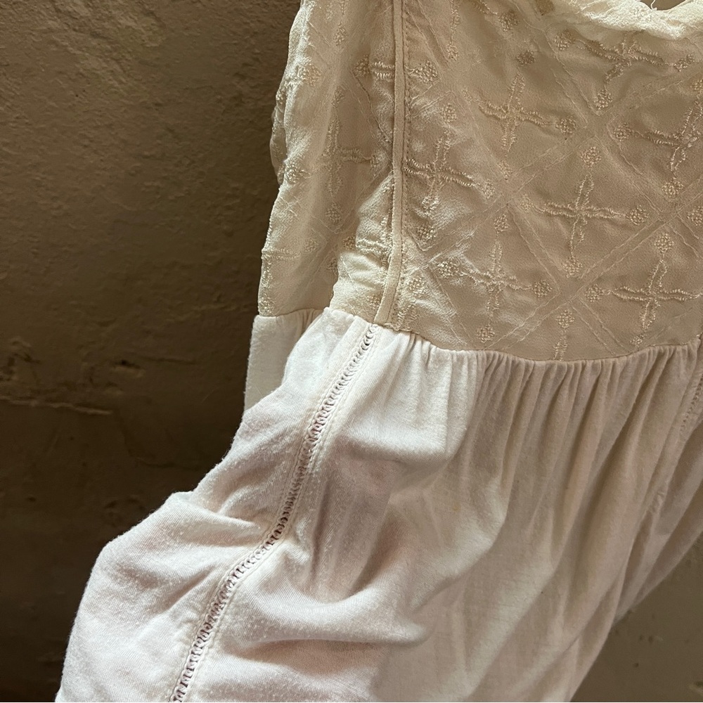 American Eagle Embroidered Babydoll Tank Top - Picture 2 of 4